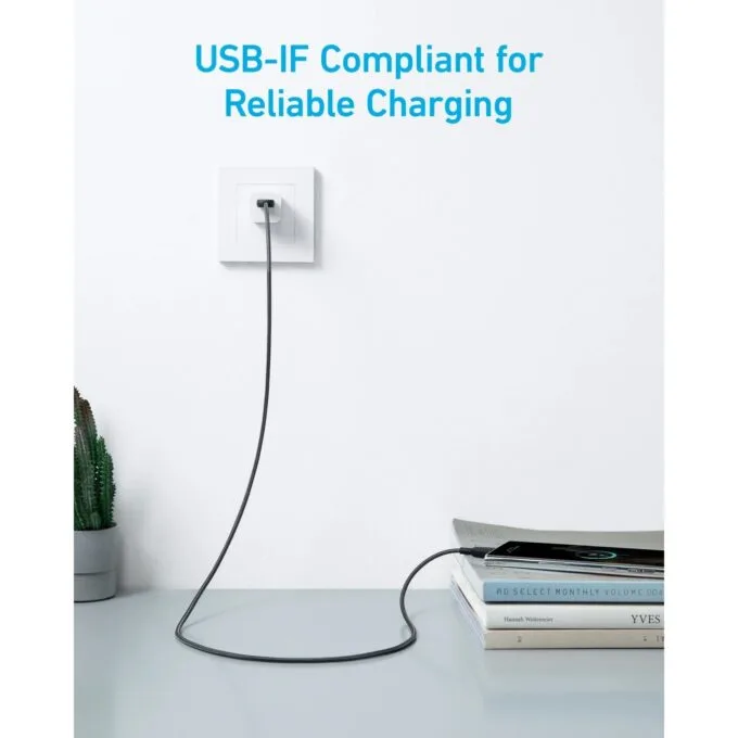 Anker 322 USB-A to USB-C 1.8m Braided Black A81H6H11-1 — image 3