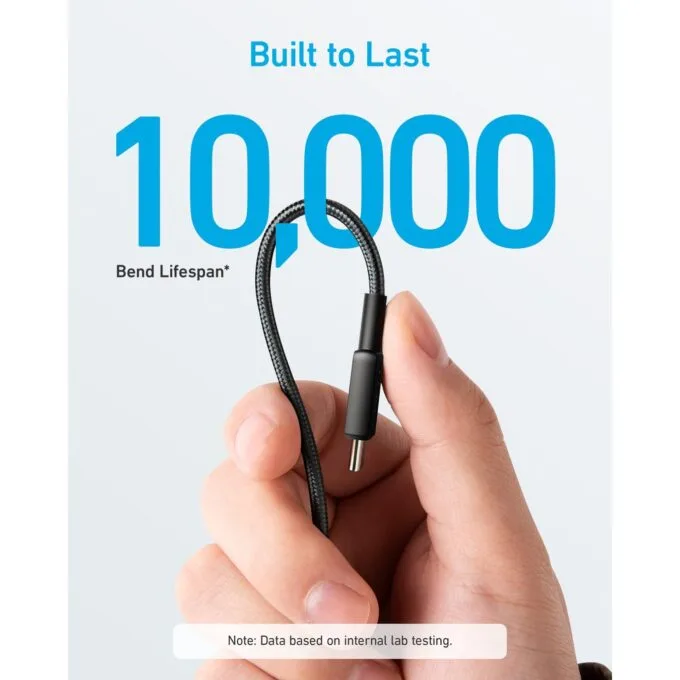 Anker 322 USB-C to USB-C Cable 1.8m Braided Black — image 3