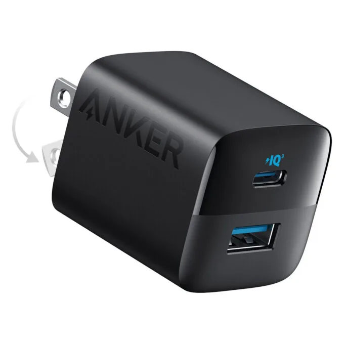 Anker 323 Charger 33W 1 x USB-A 1 x USB-C PIQ 3.0 black — image 1