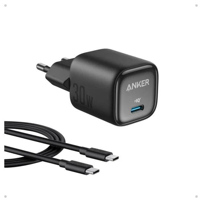 ANKER Charger 30W kompaktes GaN Schnellladegert 1x USB-C schwarz — image 2