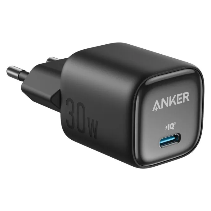 ANKER Charger 30W kompaktes GaN Schnellladegert 1x USB-C schwarz — image 1