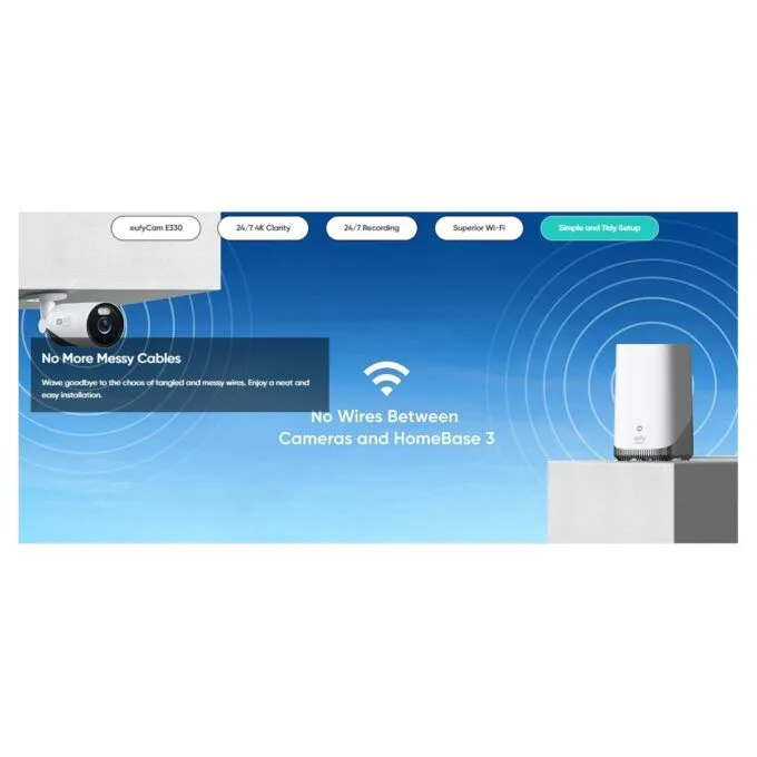 Anker Eufy Security Camera Kit - E330 - 2+1 Home Base — image 6