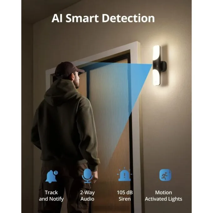 Anker Eufy Security Camera Outdoor Wired Wall Light - S100 - Outdoor Wired Wall Light — image 5