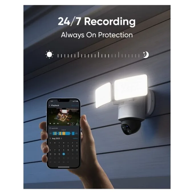Anker Eufy Security Floodlight Camera - E340 - Floodlight Camera — image 7