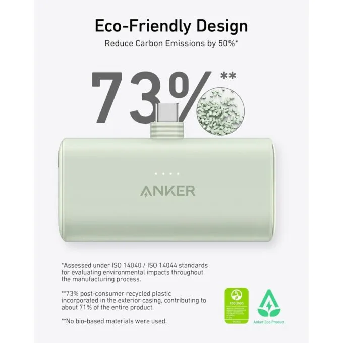Anker Mobile Powerbank - 5,000mAh Nano 22.5W Built-In USB-C — image 5