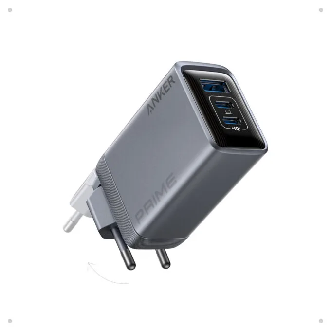 Anker Prime Charger 100W 3 Ports GaN 1 x USB-A 2 x USB-C — image 1