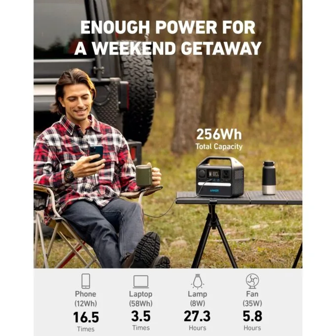Anker SOLIX Powerhouse - 521 - Portable Power Station 256WH UK — image 5
