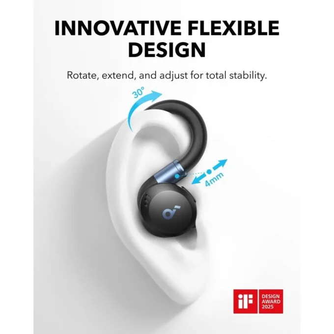Anker Soundcore TWS Earphones - X20 - IPX7 Sport Black — image 3