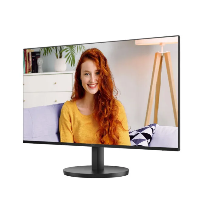 AOC 24B3HA2 - 24" (23.8") FHD IPS Monitor - 100Hz, HDMI & VGA, Built-in 2W Speakers, Slim Bezels — image 2