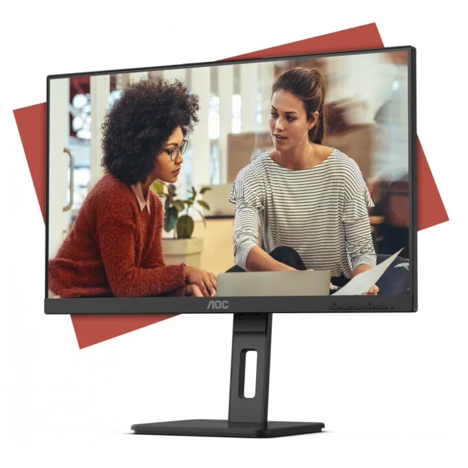 AOC 24E3QAF - 23.8" Full HD IPS Monitor, 1920x1080, 4ms, 75Hz, HDMI/VGA/DP, Black — image 3