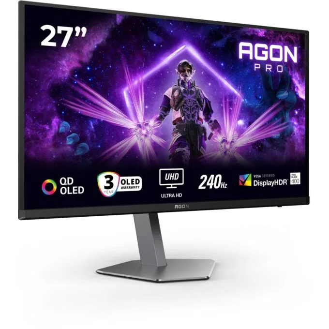 AOC AG276UZD 27" 4K QD-OLED 240Hz Gaming Monitor — image 2