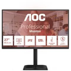 AOC Q27E4U 27" QHD 120Hz IPS USB Hub Monitor - Black