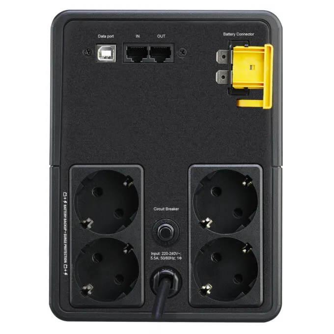 APC Back-UPS BX1200MI-GR 1200VA 650W Line-Interactive UPS Black — image 2