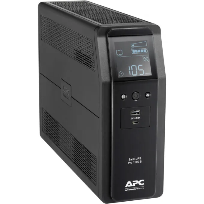 APC Back-UPS Pro BR1200SI - 1200VA/720W Line-Interactive UPS, 8×IEC C13, AVR, Sine Wave, USB A+C, LCD — image 4