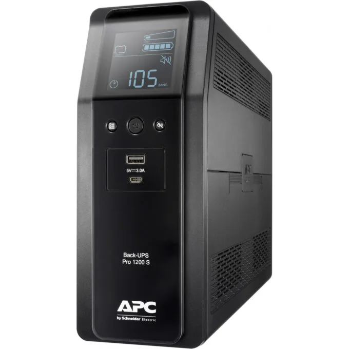 APC Back-UPS Pro BR1200SI - 1200VA/720W Line-Interactive UPS, 8×IEC C13, AVR, Sine Wave, USB A+C, LCD — image 5