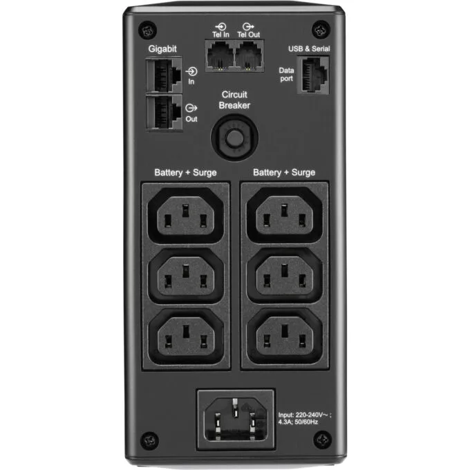 APC Back-UPS Pro BR650MI 650VA/390W Line-Interactive UPS AVR LCD Black — image 3
