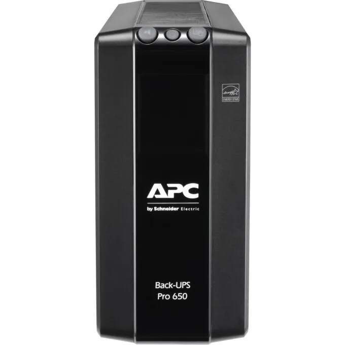 APC Back-UPS Pro BR650MI 650VA/390W Line-Interactive UPS AVR LCD Black — image 1