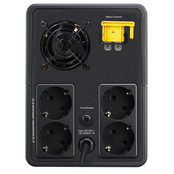 APC Easy UPS - BVX2200LI-GR - 2200VA (1200W) Line-Interactive UPS, AVR, 4x Schuko, Black — image 2