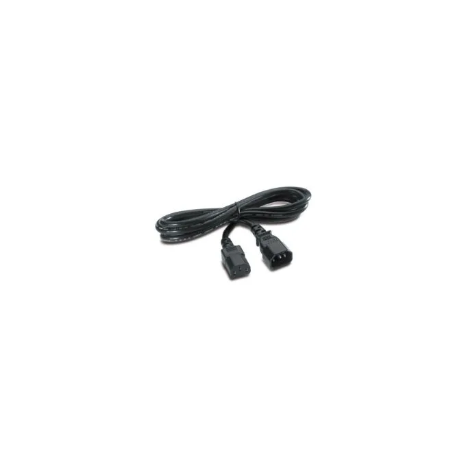 APC IEC Power Cable C13 to C14 - 2.5 m - Black - 10A, 90–250V, 50/60Hz — image 1
