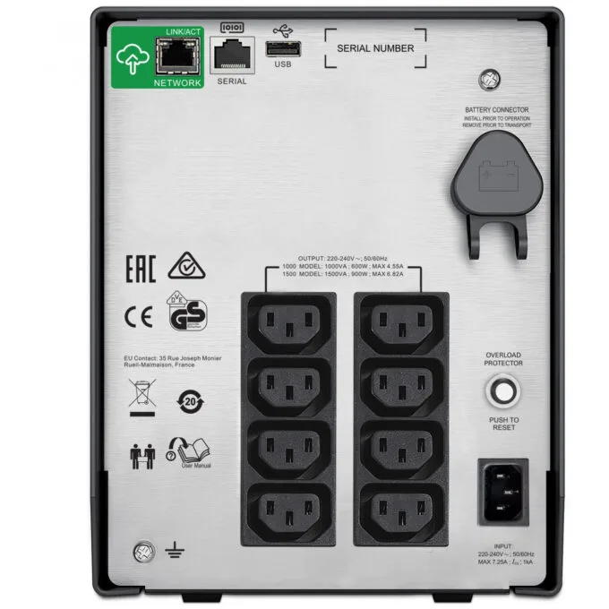 APC Smart-UPS C SMC1000iC 1000VA/600W Line-Interactive UPS Tower — image 2