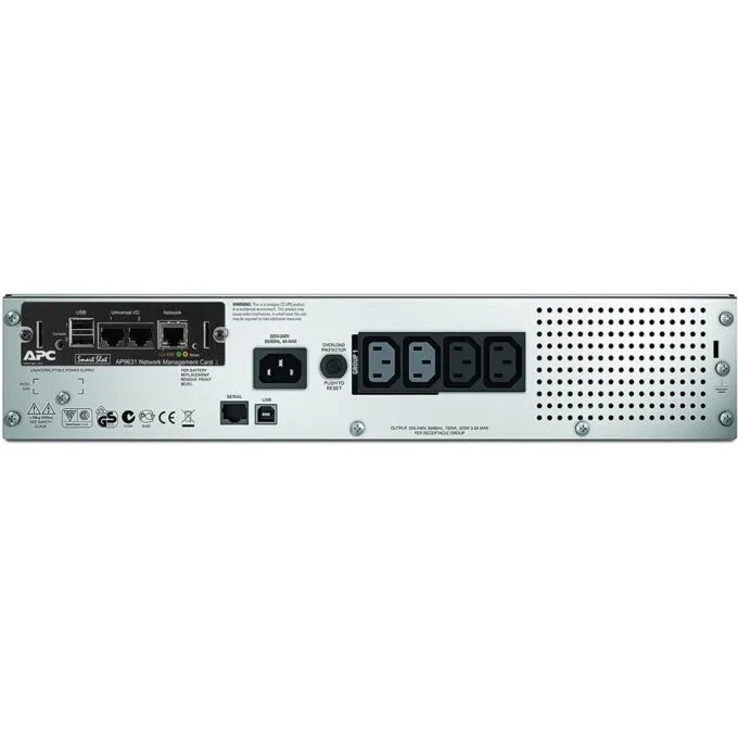 APC Smart-UPS Rack 2U SMT750RMI2UNC - SMT750RMI2UNC - 750 VA / 500 W, Network Card Included — image 2