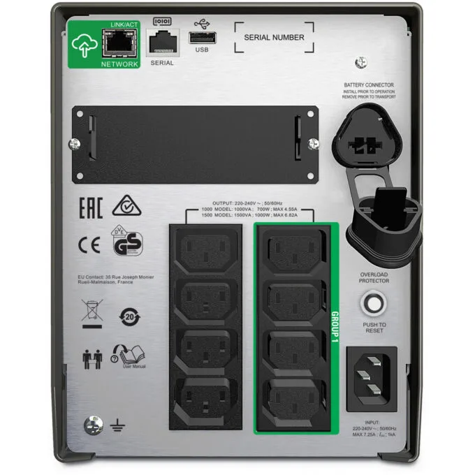 APC Smart-UPS SMT1000IC 1000VA/700W Line-Interactive UPS 8x IEC C13 LCD — image 2