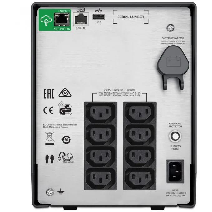 APC Smart-UPS Tower SMC1500iC 1500VA 900W Black SmartConnect — image 2