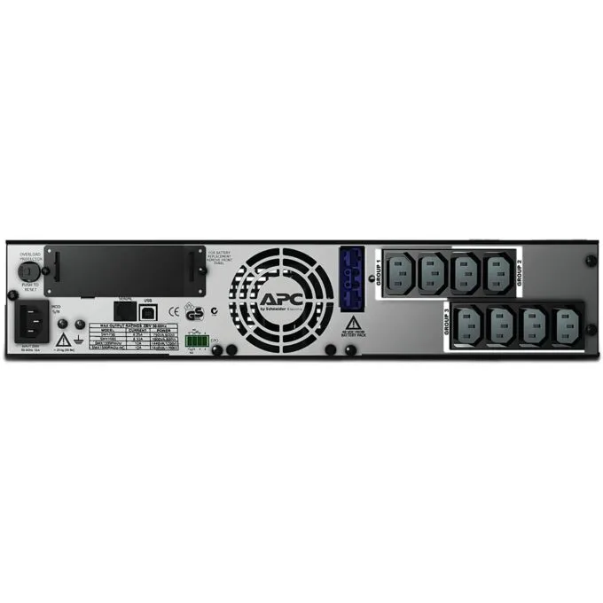APC Smart-UPS X - SMX1500RMI2U - 1500VA/1200W Rack/Tower 2U UPS, Black — image 2