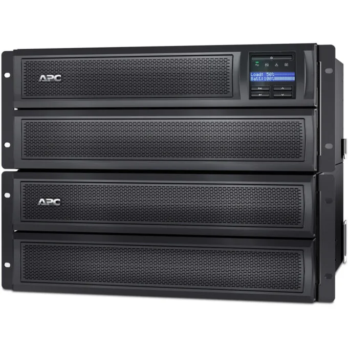 APC Smart-UPS X SMX3000HV - 3000VA (2700W) Rack/Tower UPS, LCD, Black/Stainless Steel, C13+C19 outlets — image 3