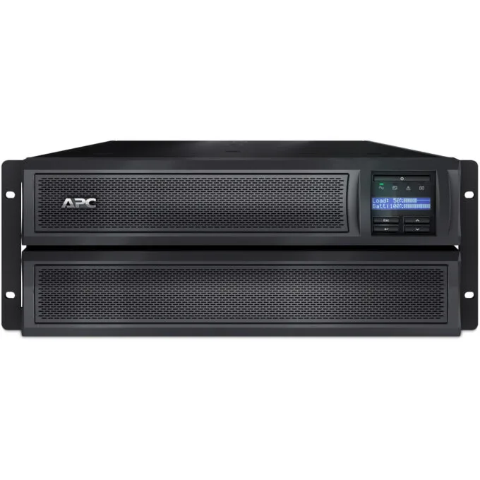 APC Smart-UPS X SMX3000HV - 3000VA (2700W) Rack/Tower UPS, LCD, Black/Stainless Steel, C13+C19 outlets — image 1