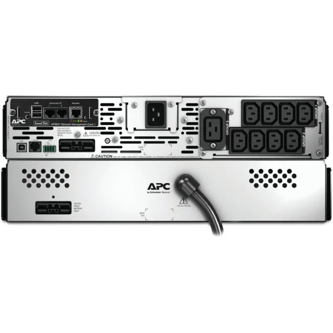APC Smart-UPS X - SMX3000RMHV2UNC - 3000VA / 2700W, Rack/Tower 2U, Black — image 8