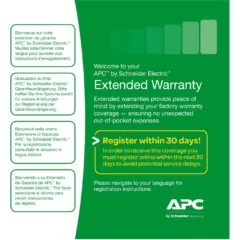 APC Warranty Extension - WBEXTWAR3YR-SP-02 - 3 Years Coverage