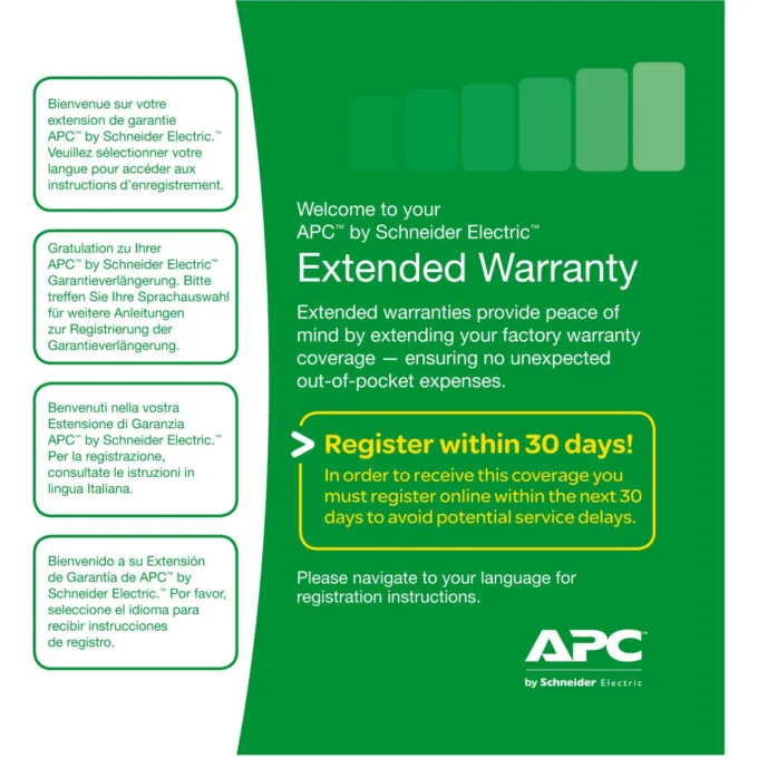APC Warranty Extension - WBEXTWAR3YR-SP-03 - 3 Year 24x7 Service Pack — image 1