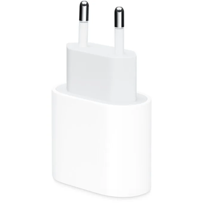 Apple 20W USB-C Power Adapter - MUVV3ZM/A - 1x USB-C, US plug, Wall Charger — image 1