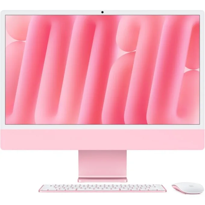 Apple 24-inch iMac with Retina 4.5K display - Apple M4 chip 10-core CPU & 10-core GPU - 16GB - 256GB SSD - Pink — image 1