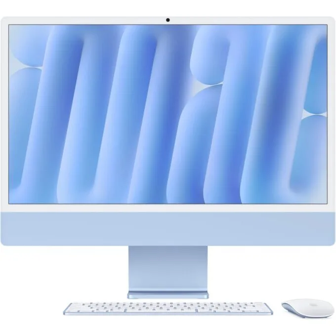 Apple 24-inch iMac with Retina 4.5K display - M4 chip with 10-core CPU and 10-core GPU - 24GB - 512GB SSD - Blue — image 1