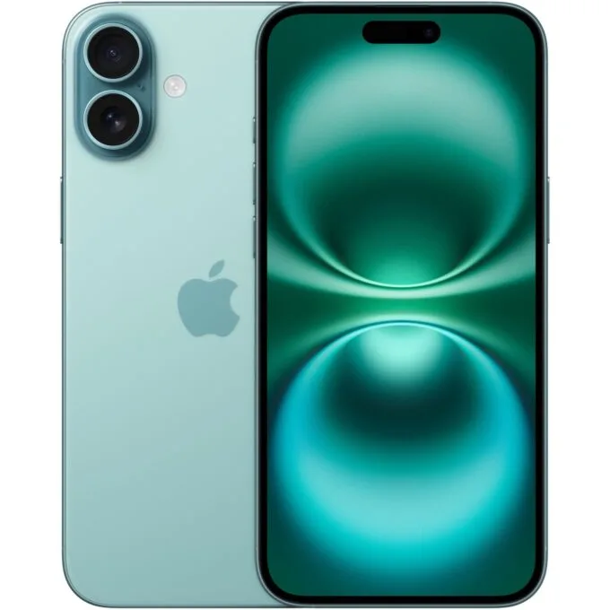 Apple iPhone 16 Plus 128GB Teal - iOS, 6.7in display — image 1