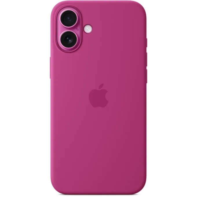 Apple iPhone 16 Plus Silicone Case with MagSafe - Fuchsia — image 3
