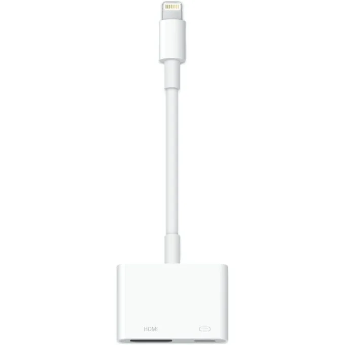 APPLE Lightning Digital AV Adapter - White - Lightning to HDMI, 1080p — image 1