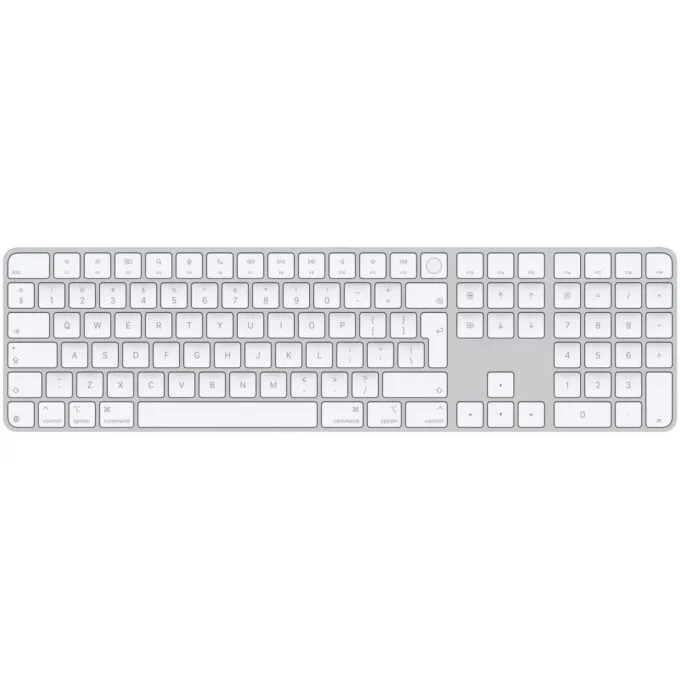 APPLE Magic Keyboard with Touch ID and Numeric Keypad for Mac models with Apple silicon - International English - Whi... — image 1