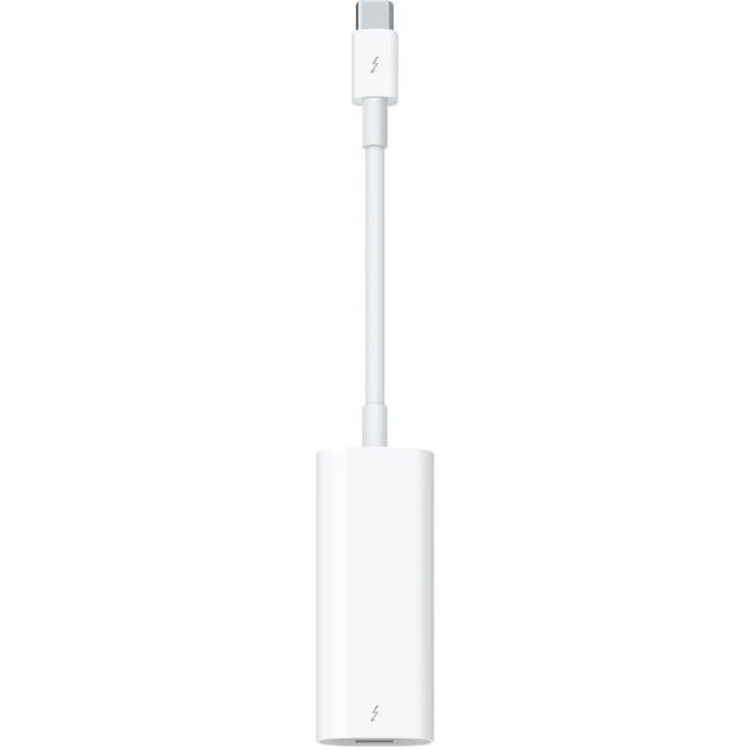 Apple Thunderbolt 3 (USB-C) to Thunderbolt 2 Adapter - White — image 1