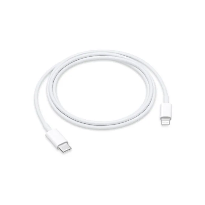 Apple USB-C to Lightning Cable 1m - MM0A3ZM A - White — image 1