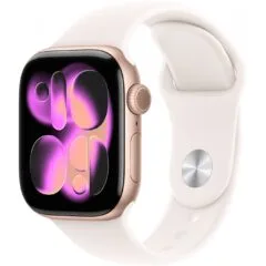 Apple Watch Aluminium Cellular 42mm Rosegold - S11 - S/M Sport Band Pale Pink