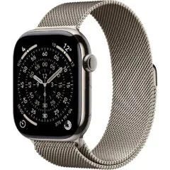 Apple Watch - S11 - Titan Natural Cellular 46mm (Milanese Band Natural) M L