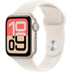 Apple Watch SE 3 Aluminium 40mm Polarstern (Sportarmband polarstern) S M