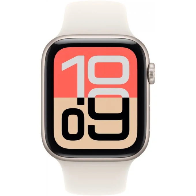 Apple Watch SE 3 Aluminium Cellular 44mm Polarstern (Sportarmband polarstern) M L — image 2