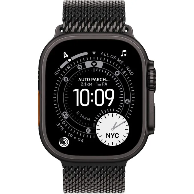 Apple Watch Ultra 3 Titanium Cellular 49mm - Black Milanaise Titanium Black Small — image 2
