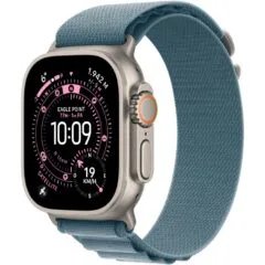 Apple Watch Ultra 3 Titanium Cellular - 49mm Natural (Alpine Loop Light Blue) Small