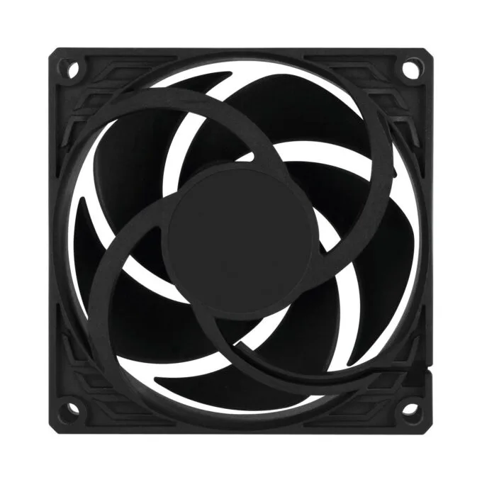 ARCTIC Lüfter P8 80 80 25 Max-80mm PWM regulated (Black) - P8 - Black — image 4