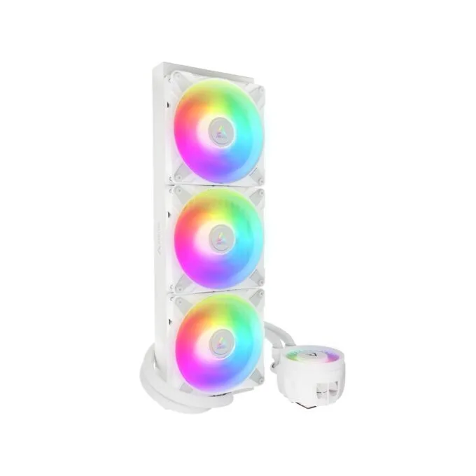 Arctic Liquid Freezer III Pro 420 A-RGB - 420mm AIO CPU Cooler, 3x140mm P14 Pro, White — image 1